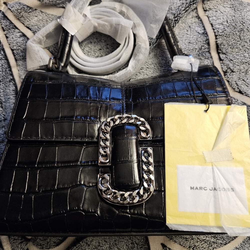 The Croc-Embossed St. Marc Bag